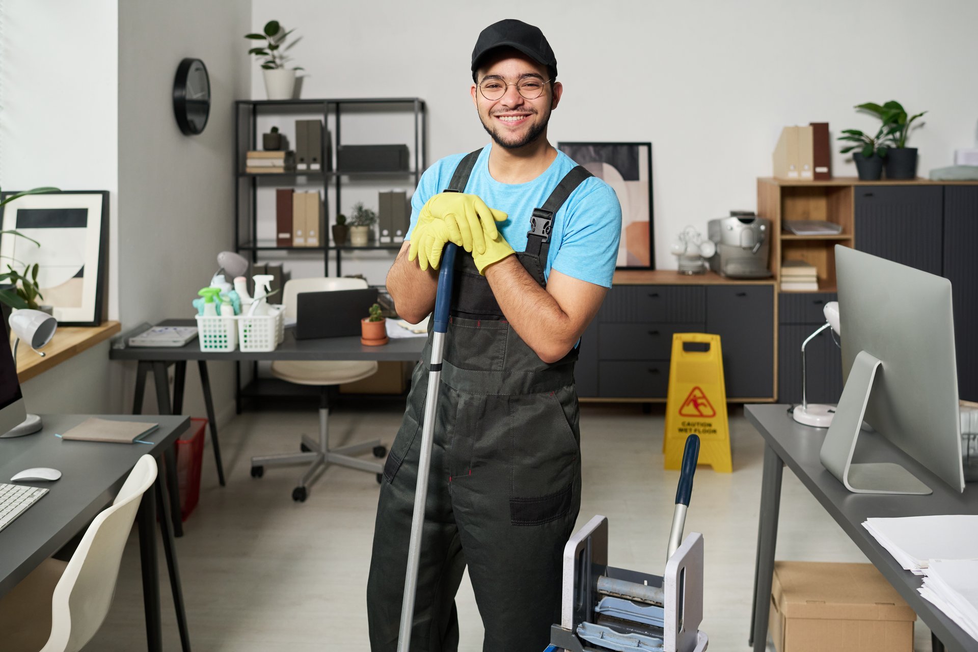 Equipo de limpieza profesional